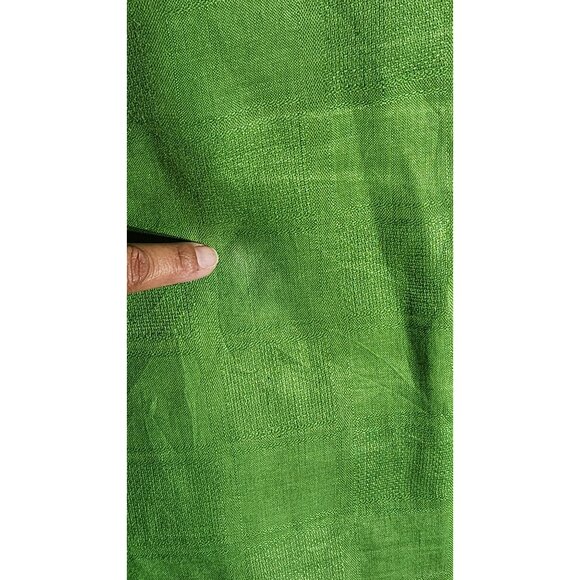 SAG HARBOR 100%LINEN TUNIC COLOR GREEN  LONG SLEEVE  SIZE XL - Picture 7 of 7